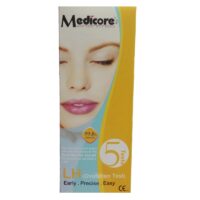 تست تشخیص تخمک گذاری (LH نواری) مدیکور - 5 عددی