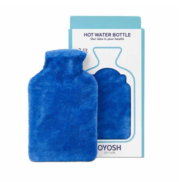 کیسه آبگرم درمانی ۲ لیتری با کاور محافظ | تضمین ایمنی و تسکین پایدار توسط سلامت یار