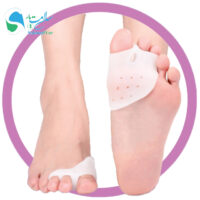 فاصله دهنده سه انگشتی هالوکس والگوس ساپورت دار: احیای سلامت و راحتی انگشتان پا