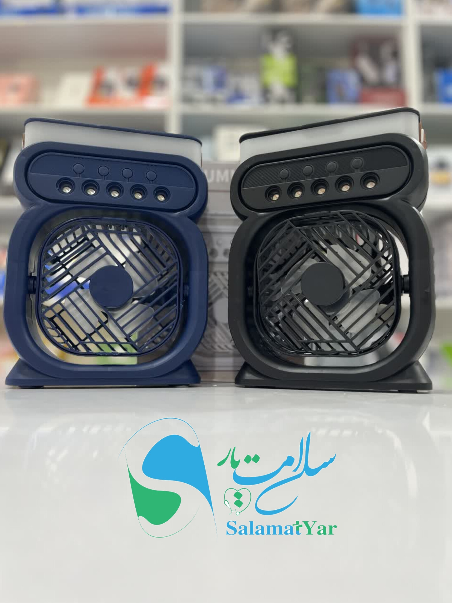 پنکه رومیزی رطوبتساز مدل FAN HUMIDIFIER- اورجینال؛ خنکای مطبوع و هوای بهاری